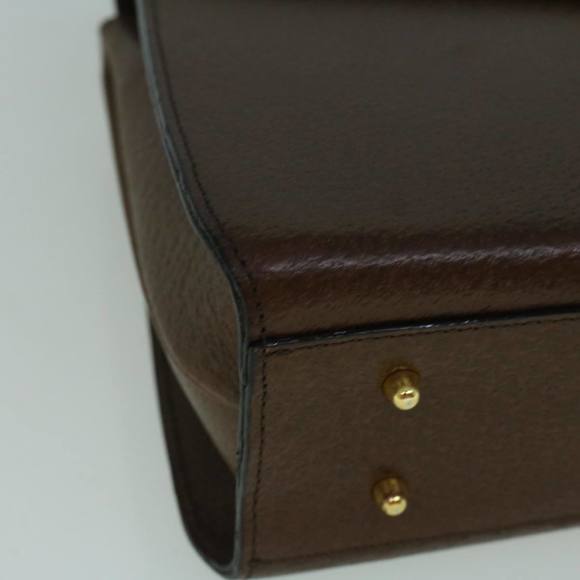 VALENTINO Hand Bag Leather Brown Auth 59910 - Picture 9 of 16